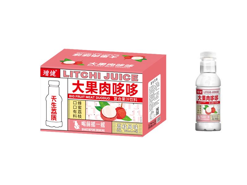 增健大果肉哆哆果肉果汁，內(nèi)外升級，市場風(fēng)靡，客戶瘋狂回貨