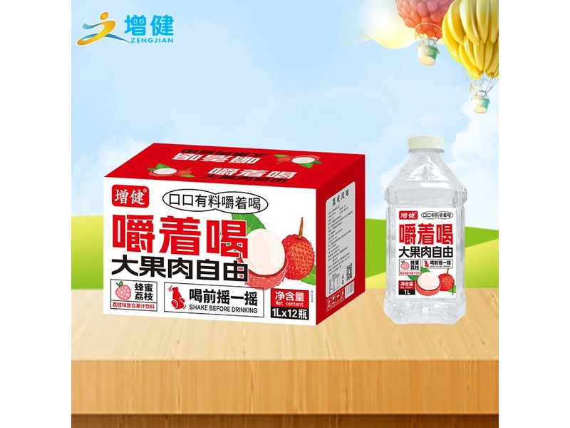 增健大果肉哆哆，超值1L裝大容量，多地動銷火熱，終端爆量之選！
